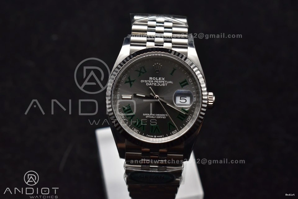 Edition Steel Best Dial Gray 36 126234 on 1:1 Green VR3235 Roman DateJust Clean Jubilee 904L Bracelet Markers 0510